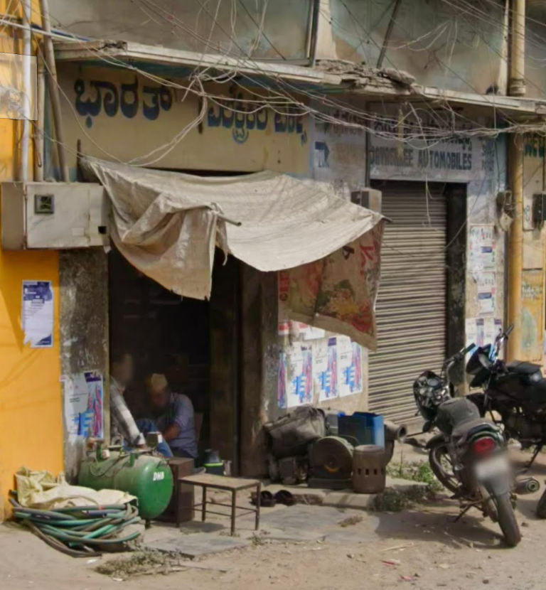 Bharat Electrical Works shop front in Ballari